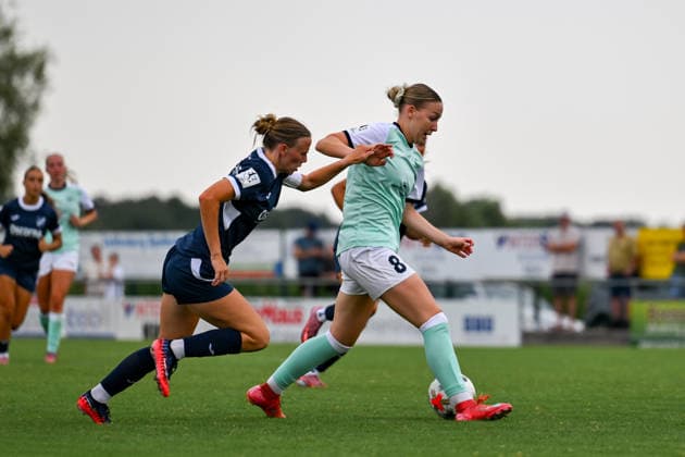 August 9, 2026, Soccer, Women s Bundesliga 2, 2026–2027, Matchday 2, SC Sand vs. SG 99 Andernach: Emelie Hesselbach made her debut in the Women s Bundesliga 2