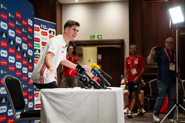 August 9, 2026: Jakob Asserson Ingebrigtsen of the Norwegian national track and field team at a press event ahead of the 2026 European Athletics Championships on August 9, 2026 in Birmingham. Photo by Mathias Bergeld, BILDBYRAN, code MB MB1396. athletics, friidrett, friidrotts EM, 2026 European Athletics Championships, press conference, event, meeting, 1, BBeng, Norway, Norge Copyright: MATHIASxBERGELD BB260809MB002
