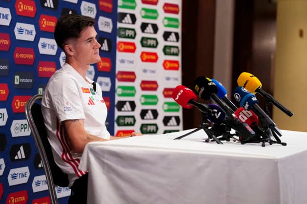 2026 European Athletics Outdoor Championships, Birmingham, England, August 9, 2026. Jakob Ingebrigtsen during Sunday’s press conference at the Norwegian team’s hotel in Birmingham, ahead of the European Athletics Championships. The championships begin on Monday. Photo: Beate Oma Dahle, NTB, Birmingham, England. EDITORIAL USE ONLY. RESTRICTED USE FOR BETTING COMPANIES.  Copyright: xBeatexOmaxDahlex xNTBx