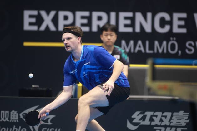 2026 WTT Europe Smash - Sweden - Qualifications Day 2 Ricardo Walter of Germany competes against Park Gyuhyeon of South Korea during the women s singles qualifying round 2 at the 2026 Europe Smash at the Baltiska Hallen in Malmo, Sweden, on August 9, 2026. Malmo Sweden  Copyright: xRemyxGrosx originalFilename:gros-europesm260809_npL2u.jpg