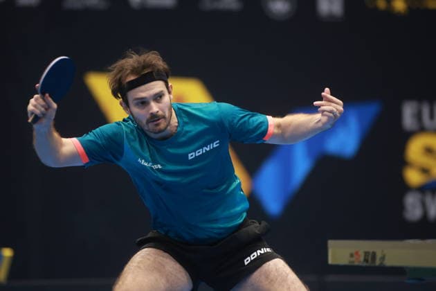 2026 WTT Europe Smash - Sweden - Qualifications Day 2 Samuel Walker of England competes against Milosz Redzimski of Poland during the Men s Singles Qualifying Round 2 at the 2026 Europe Smash at the Baltiska Hallen in Malmo, Sweden, on August 9, 2026. Malmo Sweden  Copyright: xRemyxGrosx originalFilename:gros-europesm260809_npz5h.jpg