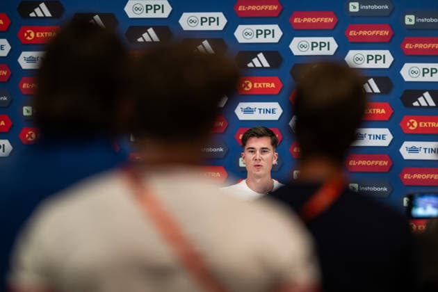 August 9, 2026: Jakob Asserson Ingebrigtsen of the Norwegian national track and field team at a press event ahead of the 2026 European Athletics Championships on August 9, 2026 in Birmingham. Photo by Mathias Bergeld, BILDBYRAN, code MB MB1396. athletics, friidrett, friidrotts EM, 2026 European Athletics Championships, press conference, event, meeting, 1, BBeng, Norway, Norge Copyright: MATHIASxBERGELD BB260809MB006