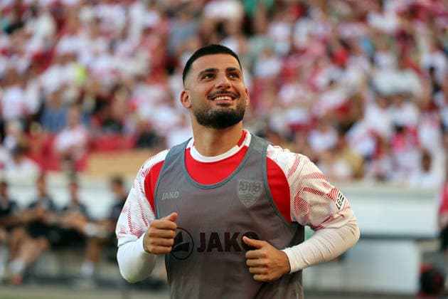 August 8, 2026 VfB Stuttgart vs. Everton FC Germany, Stuttgart, August 8, 2026, Soccer, Bundesliga, 2026–2027 Season, Friendly Match, VfB Stuttgart vs. Everton FC, Deniz Undav, VfB Stuttgart