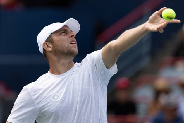 August 9, 2026, Montreal, Quebec, Canada: TALLON GRIEKSPOOR from Nederlands serving in match against Daniel Merida from Spain in round of 16 at Canadian Open at IGA stadium in Montreal, Quebec, Canada on 2026-08-09 Montreal Canada - ZUMAl189 20260809_zsp_l189_003 Copyright: xYannickxLegarex