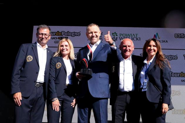 WIELICZKA 09.08.2026 SIODMY ETAP WYSCIG KOLARSKI 83. TOUR DE POLOGNE --- TOUR DE POLOGNE CYCLING RACE SEVENTH STAGE NZ JOHN LELANGUE AGATA LANG PREZYDENT POLSKI KAROL NAWROCKI CZESLAW LANG ELZBIETA LANG FOT. JACEK STANISLAWEK 400mm.pl NEWSPIX.PL --- newspix.pl 