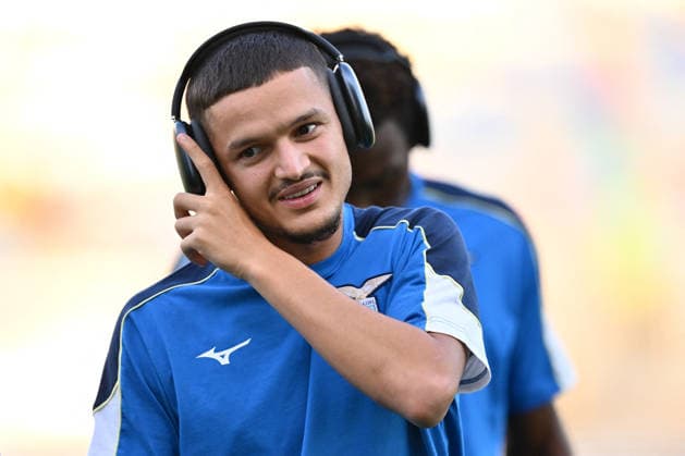 SOCCER - Friendly Match - Frosinone vs. Lazio Photo by IPA ABACAPRESS.COM87359560 - Reda Belahyane of S.S. Lazio before a preseason friendly match between Frosinone Calcio and S.S. Lazio at the Benito Stirpe Stadium on August 9, 2026, in Frosinone, Italy. Frosinone Italy  Copyright: xIPAxSport ABACAx