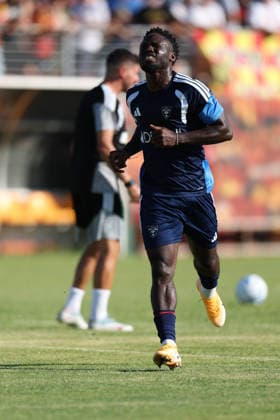 IPA87359961 - Konan N Dri ( 11 - US Lecce) during the US Lecce vs. SS Monopoli friendly soccer match in San Pietro in Lama (LE), Italy, August 9, 2026  Copyright: xNicolaxMastronardi IPAxSportx xx 87359961