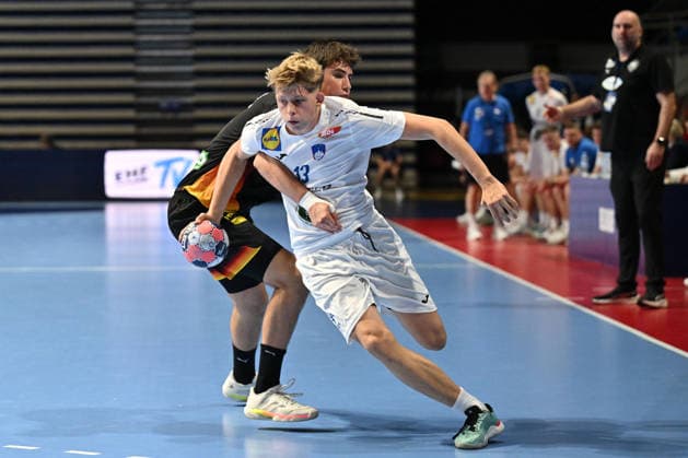 GERMANY vs SLOVENIA GAL RAPOTEC handball U18 Gernany national team, Nationalteam vs Slovenia during EHF U18 European Championship, EM, Europameisterschaft final match at Aleksandar Nikolic Pionir hall, Belgrade 09.08.2026 Foto: HANDBALL, SERBIA, EHF EUROPEAN U18 CHAMPIONSHIP, GERMANY, SLOVENIA Belgrade Aleksandar Nikolic Pionir arena Serbia Copyright: xMarkoxMetlasx xMNxPressx