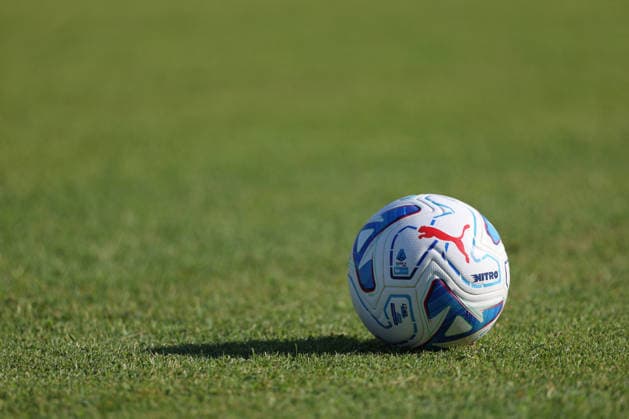 SOCCER - Friendly Match - US Lecce vs. SS Monopoli Photo by IPA ABACAPRESS.COM87359964 - Official Serie A ball used during the US Lecce vs. SS Monopoli friendly soccer match in San Pietro in Lama (LE), Italy, on August 9, 2026 San Pietro in Lama (LE) Italy  Copyright: xIPAxSport ABACAx