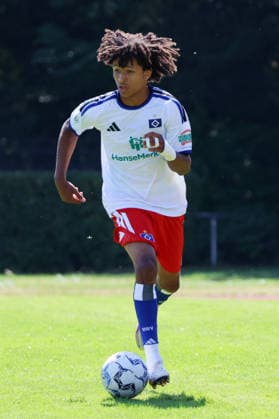 U19 DFB Youth League Preliminary Round, Group A: FC St. Pauli vs. Hsamburger SV at Hammer Park Stadium; Thierry Sedlatschek (HSV)