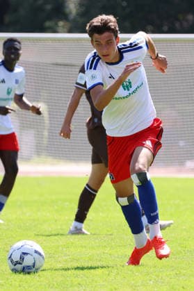 U19 DFB Youth League Preliminary Round, Group A: FC St. Pauli vs. Hsamburger SV at Hammer Park Stadium; Andrej Vasiljevic (HSV)
