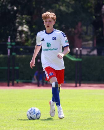 U19 DFB Youth League Preliminary Round, Group A: FC St. Pauli vs. Hsamburger SV at Hammer Park Stadium; Hannes Trampnau (HSV)