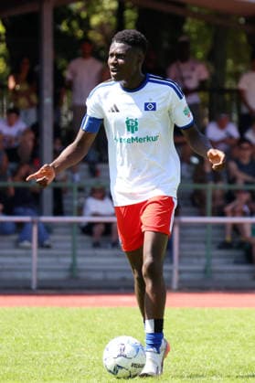 U19 DFB Youth League Preliminary Round, Group A: FC St. Pauli vs. Hsamburger SV at Hammer Park Stadium; Tyron Conraedel (HSV)