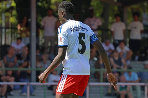 U19 DFB Youth League Preliminary Round, Group A: FC St. Pauli vs. Hsamburger SV at Hammer Park Stadium; Tyron Conraedel (HSV)