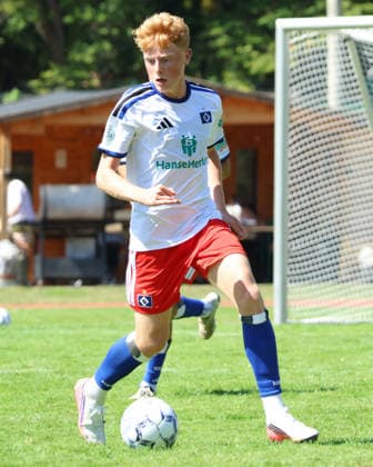 U19 DFB Youth League Preliminary Round, Group A: FC St. Pauli vs. Hamburger SV at Hammer Park Stadium; Jonathan Bommes (HSV)