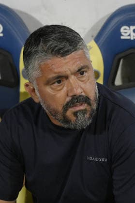 Lazio™s head coach Gennaro Gattuso during the 2026 2027 season pre-season friendly football match between Frosinone and SS Lazio at the Benito Stirpe stadium in Frosinone Italy - Sunday, August 09, 2026 - Soccer ( Photo by Fabrizio Corradetti LaPresse )  Copyright: xFabrizioxCorradetti LaPressex