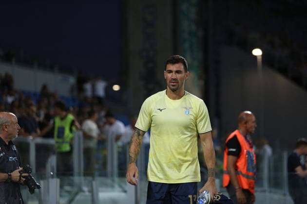 SOCCER - Friendly Match - Frosinone vs. Lazio Photo by IPA ABACAPRESS.COM87360781 - Alessio Romagnoli, a player for SS Lazio, is in action during the preseason friendly soccer match between Frosinone Calcio and SS Lazio at Benito Stirpe Stadium on August 9, 2026, in Frosinone, Italy. Frosinone Italy  Copyright: xIPAxSport ABACAx