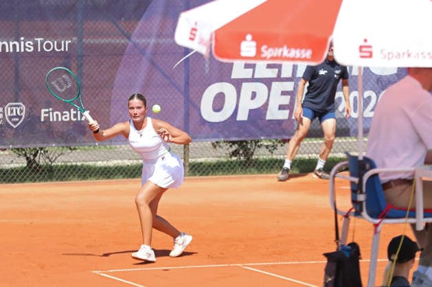 Leipzig Open 2026, ITF Final: Ida Wobker vs. Irene Burillo, August 9, 2026—Ida Wobker (Germany, GER) in the final of the Leipzig Open 2026, ITF World Tennis Tour, August 9, 2026, at the Leipzig Tennis Club 1990 on the Sportforum Nordanlage grounds Copyright: xBEAUTIFULxSPORTS JanxKaeferx