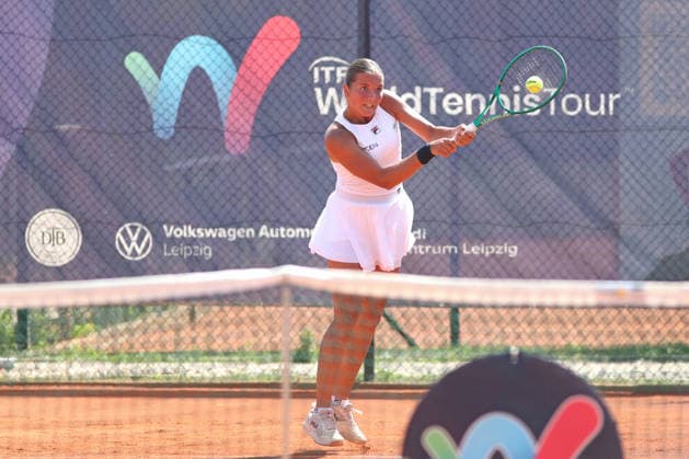 Leipzig Open 2026, ITF Final: Ida Wobker vs. Irene Burillo, August 9, 2026—Ida Wobker (Germany, GER) in the final of the Leipzig Open 2026, ITF World Tennis Tour, August 9, 2026, at the Leipzig Tennis Club 1990 on the Sportforum Nordanlage grounds Copyright: xBEAUTIFULxSPORTS JanxKaeferx