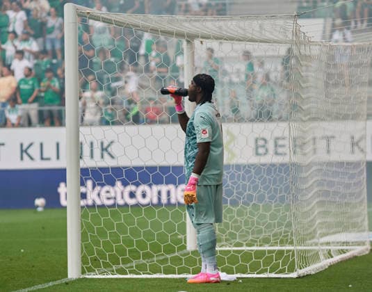 Brack Super League 2026–2027: FC St. Gallen 1879 vs. FC Lucerne, St. Gallen, Switzerland St. Gallen, Switzerland, August 9, 2026 Lawrence Ati Zigi during the Brack Super League match between FC St. Gallen 1879 and FC Lucerne in St. Gallen
