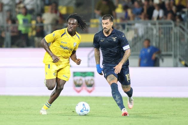 SOCCER - Friendly Match - Frosinone vs. Lazio Photo by IPA ABACAPRESS.COM87361680 - Mattia Zaccagni, a player for SS Lazio, is in action during the preseason friendly soccer match between Frosinone Calcio and SS Lazio at Benito Stirpe Stadium on August 9, 2026, in Frosinone, Italy. Frosinone Italy  Copyright: xIPAxSport ABACAx