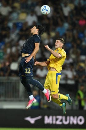 SOCCER - Friendly Match - Frosinone vs. Lazio Photo by IPA ABACAPRESS.COM87361698 - Matteo Cancellieri of S.S. Lazio is in action during a preseason friendly match between Frosinone Calcio and S.S. Lazio at the Benito Stirpe Stadium on August 9, 2026, in Frosinone, Italy. Frosinone Italy  Copyright: xIPAxSport ABACAx