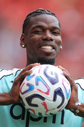 Fußball-Vorbereitungsspiel: Liverpool gegen AS Monaco, 9. August 2026 Vorbereitungsspiel: Liverpool gegen AS Monaco Paul Pogba vom AS Monaco Foto: Simon Stacpoole Offside Liverpool, Großbritannien  Copyright: xSimonxStacpoolexOffside