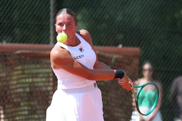 Leipzig Open 2026, ITF Final: Ida Wobker vs. Irene Burillo, August 9, 2026—Ida Wobker (Germany, GER) in the final of the Leipzig Open 2026, ITF World Tennis Tour, August 9, 2026, at the Leipzig Tennis Club 1990 on the Sportforum Nordanlage grounds Copyright: xBEAUTIFULxSPORTS JanxKaeferx