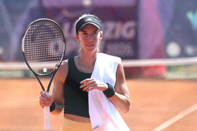 Leipzig Open 2026, ITF Final: Ida Wobker vs. Irene Burillo, August 9, 2026—Irene Burillo (Spain, ESP) in the final of the Leipzig Open 2026, ITF World Tennis Tour, August 9, 2026, at the Leipzig Tennis Club 1990 on the Sportforum Nordanlage grounds Copyright: xBEAUTIFULxSPORTS JanxKaeferx