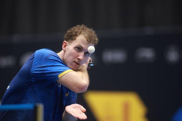 2026 WTT Europe Smash - Sweden - Qualifications Day 2 Connor Green of England competes against Izaak Quek of Singapore during the Men s Singles - Qualifying Round 3 at the 2026 Europe Smash at the Baltiska Hallen in Malmo, Sweden, on August 9, 2026. Malmo Sweden  Copyright: xRemyxGrosx originalFilename:gros-europesm260809_npjfC