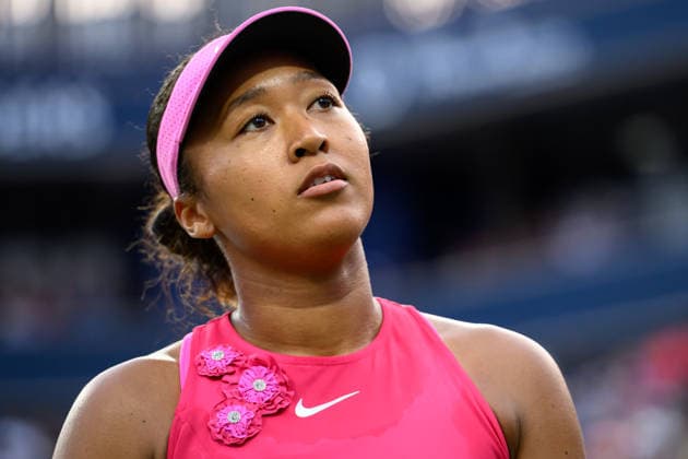 August 9, 2026, Toronto, Ontario, Canada: NAOMI OSAKA of Japan is seen during her round-of-16 match against Leylah Fernandez of Canada at the National Bank Open, part of the Hologic WTA, Tennis Damen Tour at Sobeys Stadium. Osaka defeated Fernandez 6-4, 6-4 to advance to the quarterfinals. Toronto Canada - ZUMAr228 20260809_znp_r228_032 Copyright: xVasiliyxRyabykhx