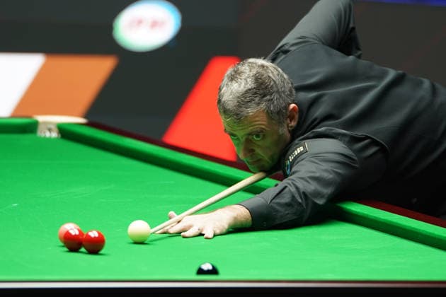 TAIYUAN, CHINA - AUGUST 09: Ronnie O Sullivan of England plays a shot in the Round 1 match against Jackson Page of Wales on day 2 of the 2026 China Open (officially the 2026 Satuo China Open) at the Riverside Sports Centre on August 9, 2026 in Taiyuan, Shanxi Province of China.  Copyright: xTaixChengzhex 111659005505