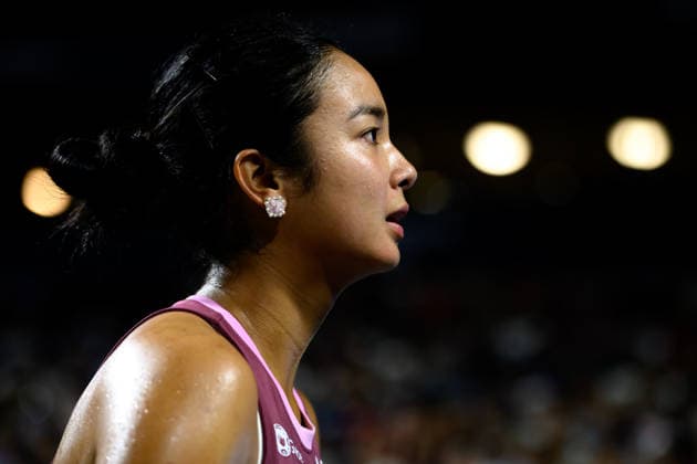 August 9, 2026, Toronto, Ontario, Canada: ALEXANDRA EALA of Philippines is seen during her round-of-16 match against Belinda Bencic of Switzerland at the National Bank Open, part of the Hologic WTA, Tennis Damen Tour at Sobeys Stadium. Tennis 2026: WTA 1000 National Bank Open Presented By Rogers.  - ZUMAr228 20260809_znp_r228_052 Copyright: xVasiliyxRyabykhx