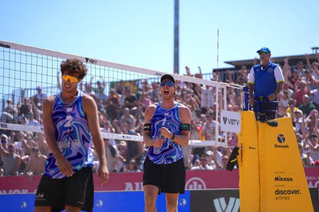 Nils Ehlers ( GER ) during the Beachvolleyball Elite 16 Tournament at Rennbahn Hamburg-Horn, Hamburg. Copyright: xJuliaxKneisslx xSPPx Sportspressphoto_SPR203670