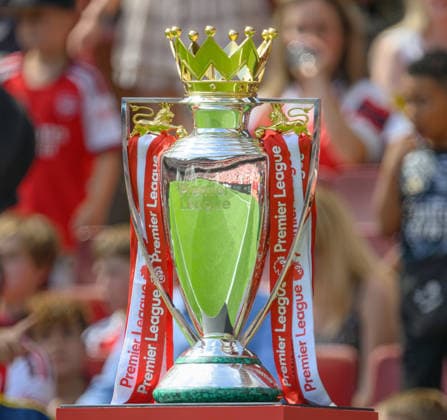 09 August 2026 - Arsenal v Borussia Dortmund - Emirates Stadium - London. Arsenal v Borussia Dortmund - Emirates Stadium - London. The Premier League Trophy. Picture : Mark Pain LONDON England  Copyright: xMarkxPainx