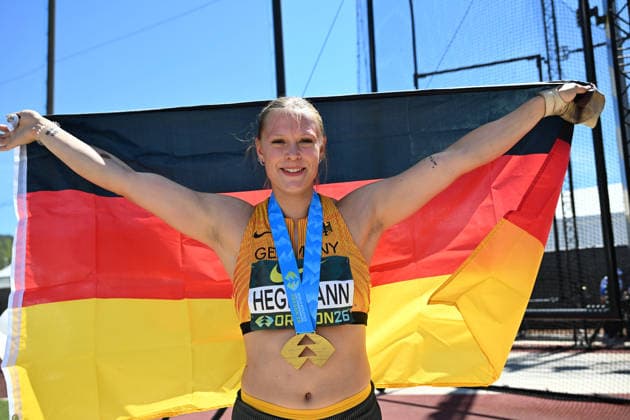 World Athletics U20 Championships Oregon 2026 EUGENE, UNITED STATES OF AMERICA AUGUST 9, 2026 Clara Hegemann (GER) wins GOLD in the hammer throw during the World Athletics U20 Championships Oregon 2026 at Hayward Field on August 9, 2026, in Eugene, United States of America Copyright: xBEAUTIFULxSPORTS DecaxText&Bildx