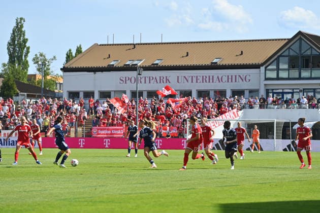 Bayern Women s first appearance at Sportpark: Friendly match between Bayern Munich Women and Paris FC on August 9, 2026, at Sportpark Unterhaching, 2026–2027 season,