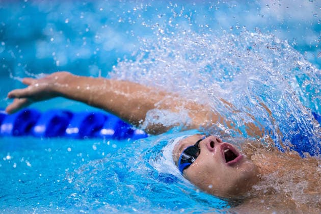 August 10, 2026: Eetu Autio of Finland competes in the men’s 400-meter individual medley swimming heats during day eleven of the 2026 European Aquatics Championships on August 10, 2026 in Saint Denis. Photo by Joel Marklund. BILDBYRAN code JM JM0838 bbeng swimming 2026 European Aquatics Championships EM  Copyright: JOELxMARKLUND BB260810JM001
