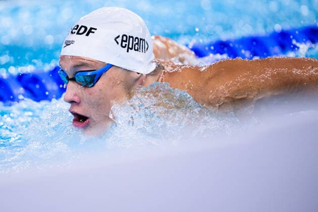 August 10, 2026: Eetu Autio of Finland competes in the men’s 400-meter individual medley swimming heats during day eleven of the 2026 European Aquatics Championships on August 10, 2026 in Saint Denis. Photo by Joel Marklund. BILDBYRAN code JM JM0838 bbeng swimming 2026 European Aquatics Championships EM  Copyright: JOELxMARKLUND BB260810JM002