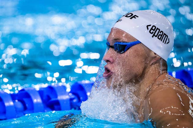 August 10, 2026: Eetu Autio of Finland competes in the men’s 400-meter individual medley swimming heats during day eleven of the 2026 European Aquatics Championships on August 10, 2026 in Saint Denis. Photo by Joel Marklund. BILDBYRAN code JM JM0838 bbeng swimming 2026 European Aquatics Championships EM  Copyright: JOELxMARKLUND BB260810JM005
