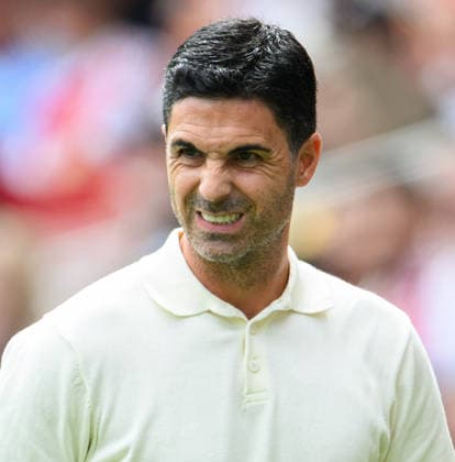 09 August 2026 - Arsenal v Borussia Dortmund - Emirates Stadium - London. Arsenal v Borussia Dortmund - Emirates Stadium - London. Arsenal Manager Mikel Arteta. Picture : Mark Pain LONDON England  Copyright: xMarkxPainx