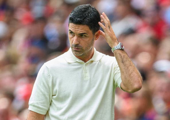 09 August 2026 - Arsenal v Borussia Dortmund - Emirates Stadium - London. Arsenal v Borussia Dortmund - Emirates Stadium - London. Arsenal Manager Mikel Arteta. Picture : Mark Pain LONDON England  Copyright: xMarkxPainx