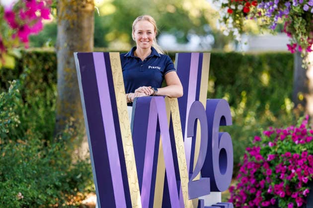 AACHEN FEI World Championships 2026, AACHEN FEI World Championships 2026 Katharina Hemmer (GER), Denoix PCH – 1st Horse Inspection, Dressage Aachen, Soers Equestrian Stadium, August 10, 2026