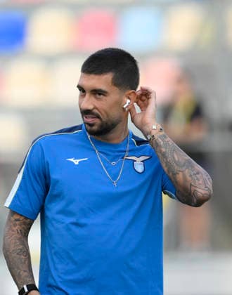 Lazio™s Mattia Zaccagni during the 2026 2027 season pre-season friendly football match between Frosinone and SS Lazio at the Benito Stirpe stadium in Frosinone Italy - Sunday, August 09, 2026 - Soccer ( Photo by Fabrizio Corradetti LaPresse )  Copyright: xFabrizioxCorradetti LaPressex