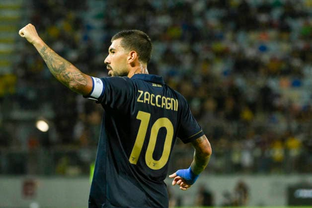 Lazio™s Mattia Zaccagni during the 2026 2027 season pre-season friendly football match between Frosinone and SS Lazio at the Benito Stirpe stadium in Frosinone Italy - Sunday, August 09, 2026 - Soccer ( Photo by Fabrizio Corradetti LaPresse )  Copyright: xFabrizioxCorradetti LaPressex