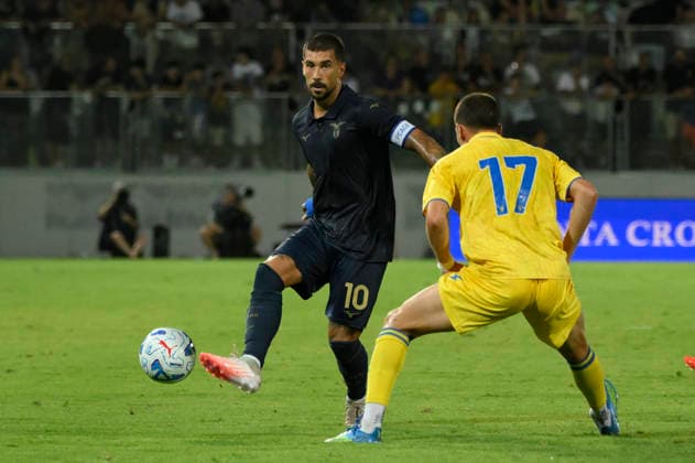 Lazio™s Mattia Zaccagni during the 2026 2027 season pre-season friendly football match between Frosinone and SS Lazio at the Benito Stirpe stadium in Frosinone Italy - Sunday, August 09, 2026 - Soccer ( Photo by Fabrizio Corradetti LaPresse )  Copyright: xFabrizioxCorradetti LaPressex