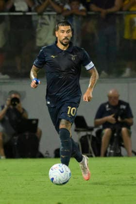Lazio™s Mattia Zaccagni during the 2026 2027 season pre-season friendly football match between Frosinone and SS Lazio at the Benito Stirpe stadium in Frosinone Italy - Sunday, August 09, 2026 - Soccer ( Photo by Fabrizio Corradetti LaPresse )  Copyright: xFabrizioxCorradetti LaPressex