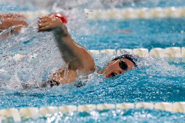 SWIMMING - EAC 2026 PARIS,FRANCE,10.AUG.26 - SWIMMING - European Aquatics Championships Paris 2026, . Image shows Aviva Hollinsky (AUT).  GEPAxpictures xPhilippxBrem
