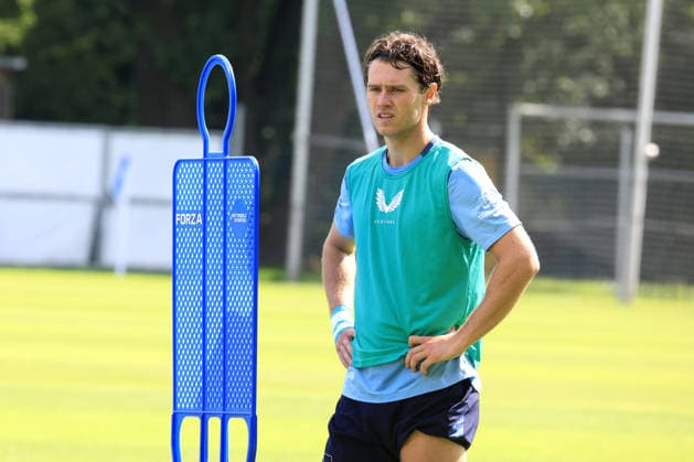 August 10, 2026, Germany, Soccer, 2. Bundesliga, 2026–2027 Season, Sportforum, Hertha BSC, Training: Linus Gechter, Hertha BSC Berlin, 44, 2nd Division, DFB and DFL regulations prohibit any use of photographs as image sequences and or quasi-video, Berlin Sportforum, Berlin, Germany Copyright: xNordphotox xEnglerx