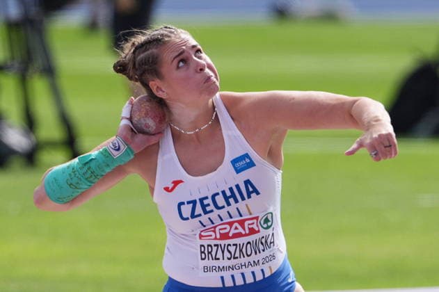 European Athletics Championships, Birmingham, United Kingdom, August 10, 2026. Katrin Brzyszkowska of the Czech Republic during the shot put qualifying round. (CTKxPhoto JaroslavxSvoboda) CTKPhotoP2026081002761  CTKPhotoP2026081002761